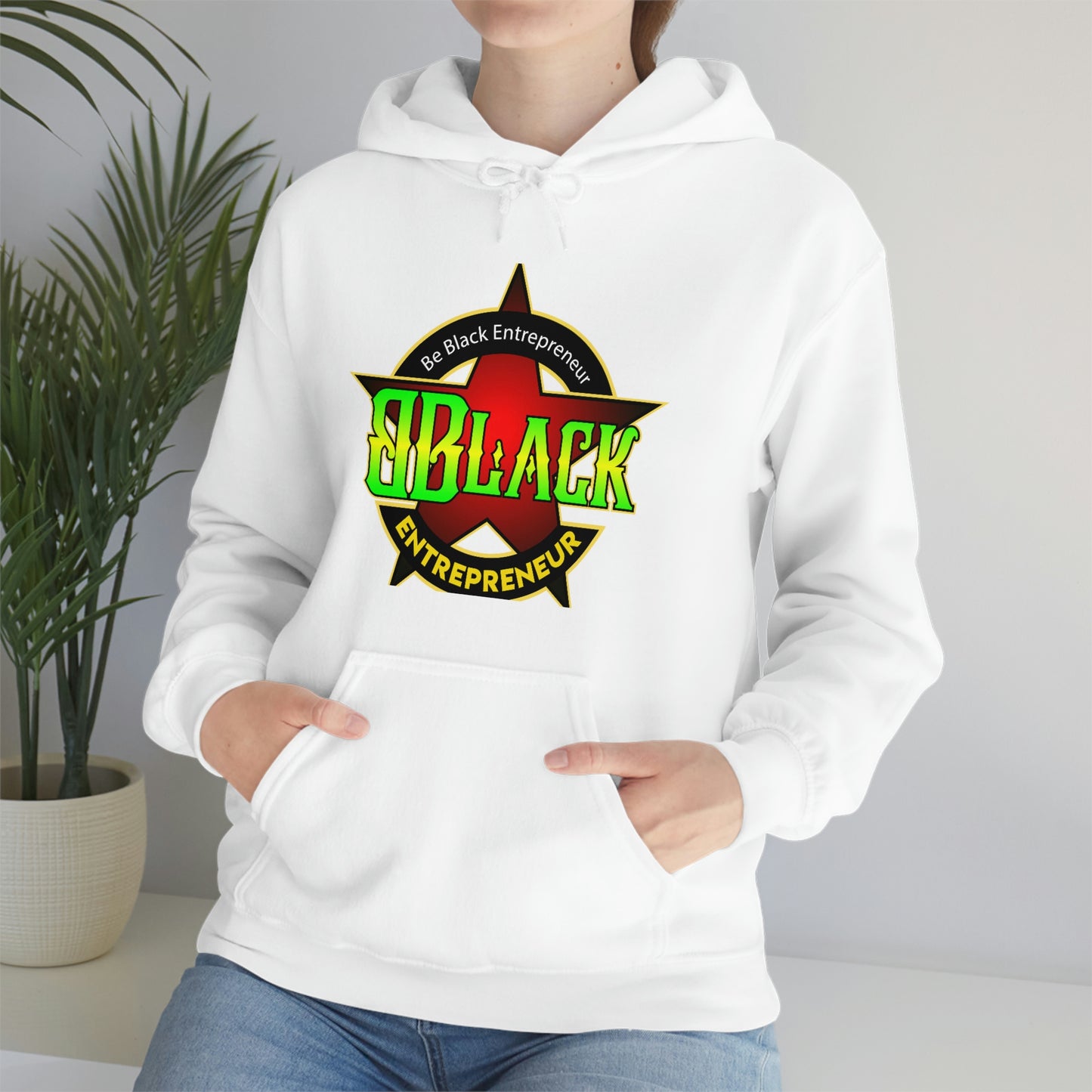 Unisex Heavy Blend Be Black Entrepreneur™ Hooded Sweatshirt