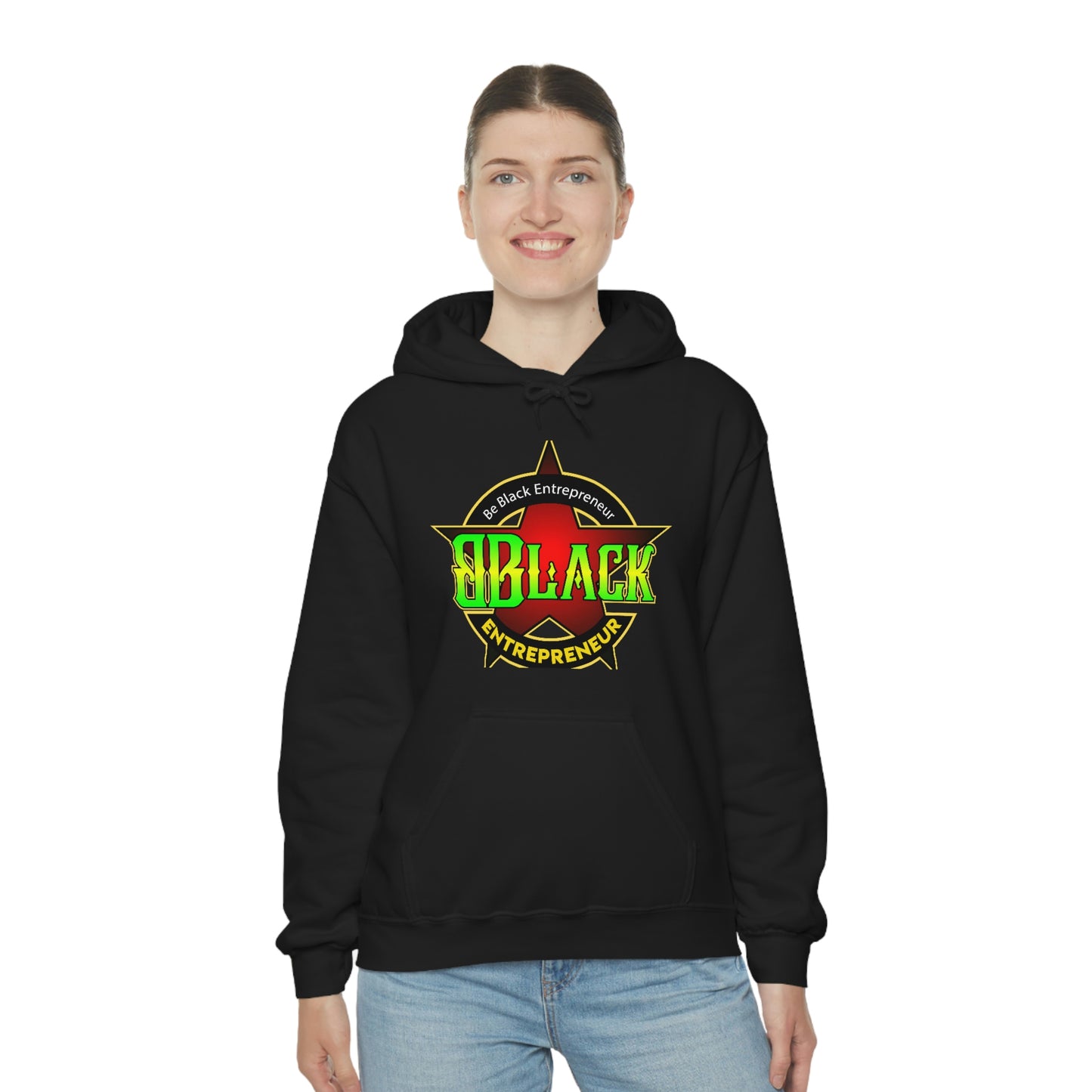 Unisex Heavy Blend Be Black Entrepreneur™ Hooded Sweatshirt