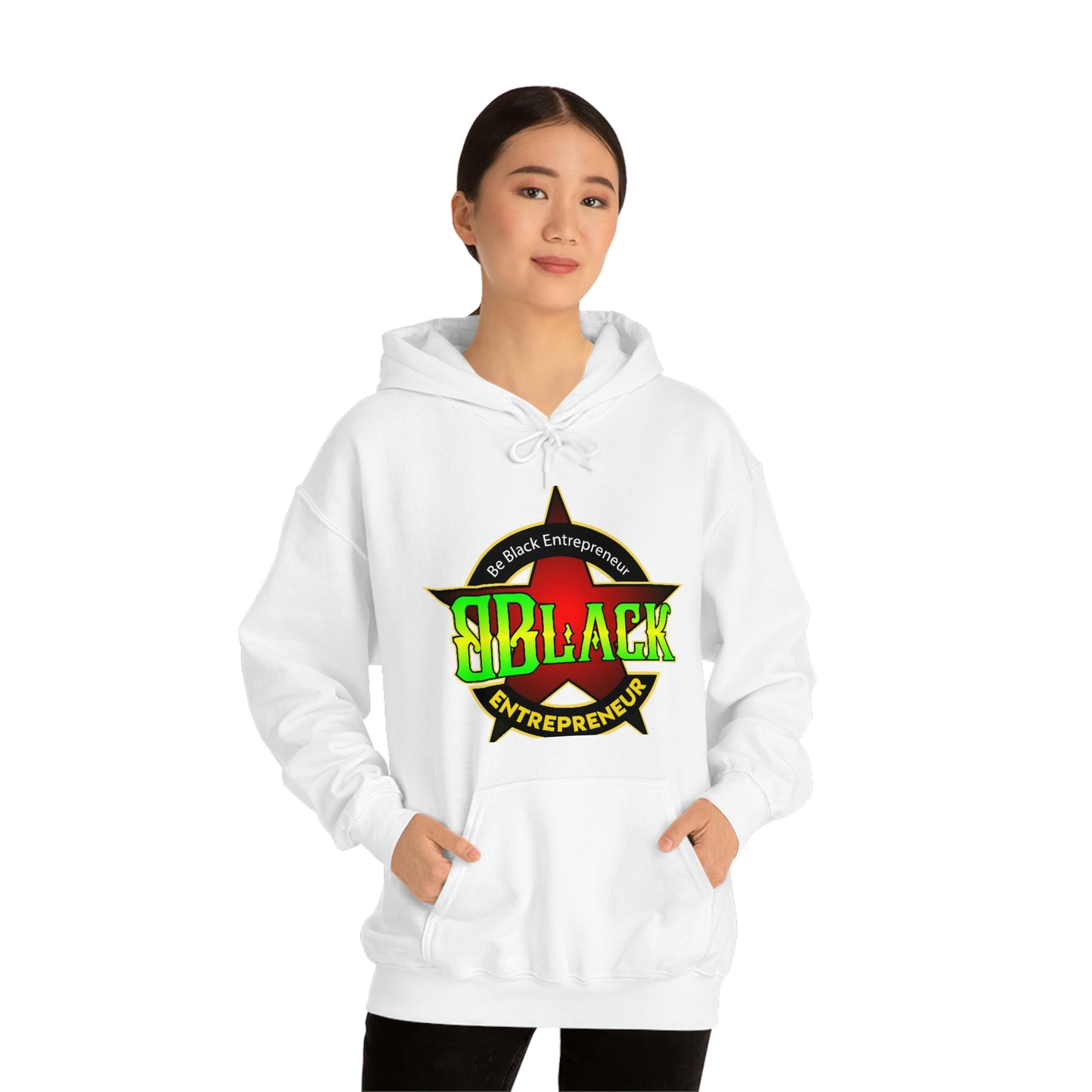 Unisex Heavy Blend Be Black Entrepreneur™ Hooded Sweatshirt