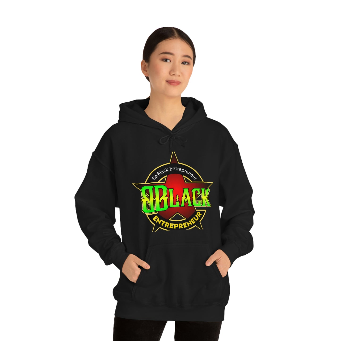 Unisex Heavy Blend Be Black Entrepreneur™ Hooded Sweatshirt