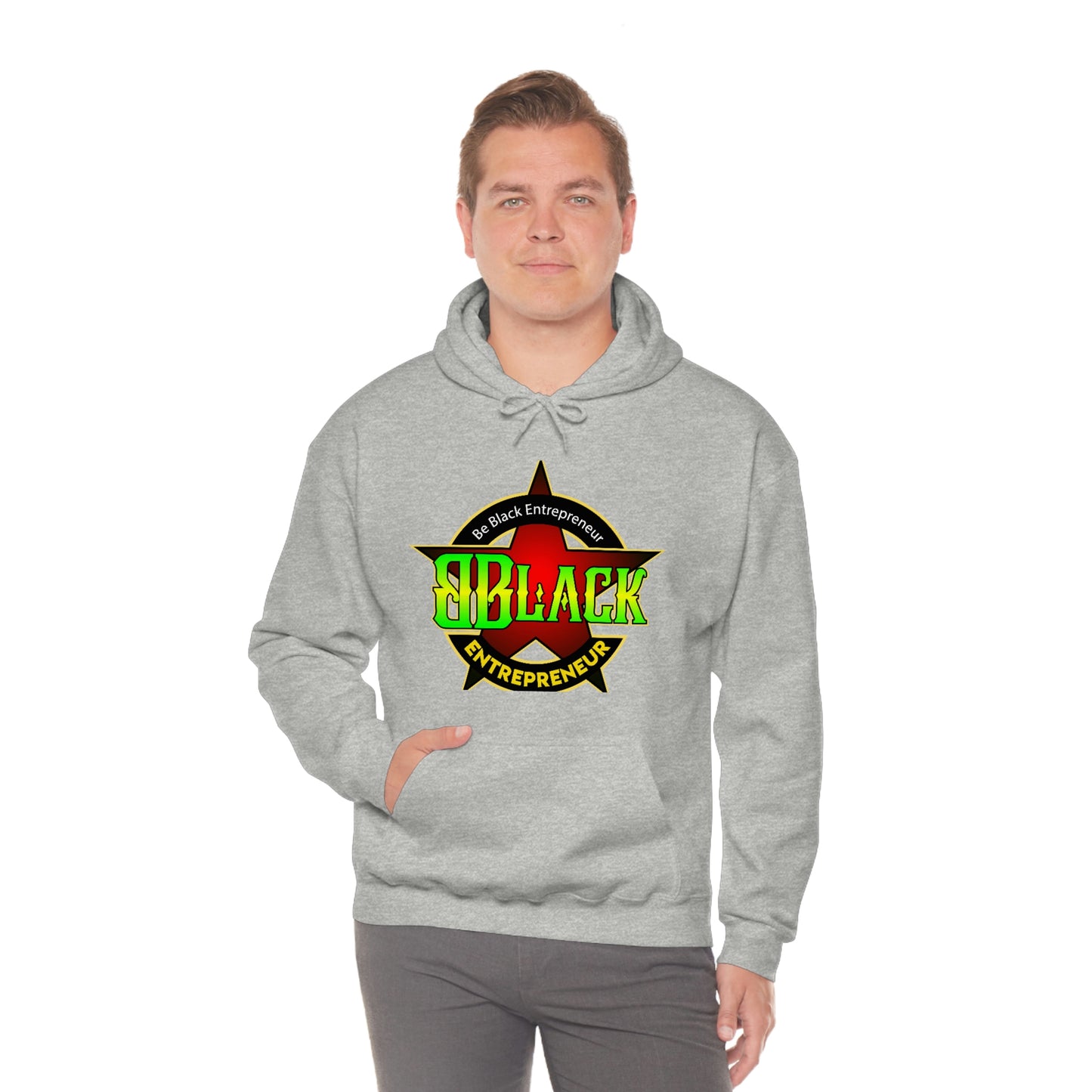 Unisex Heavy Blend Be Black Entrepreneur™ Hooded Sweatshirt