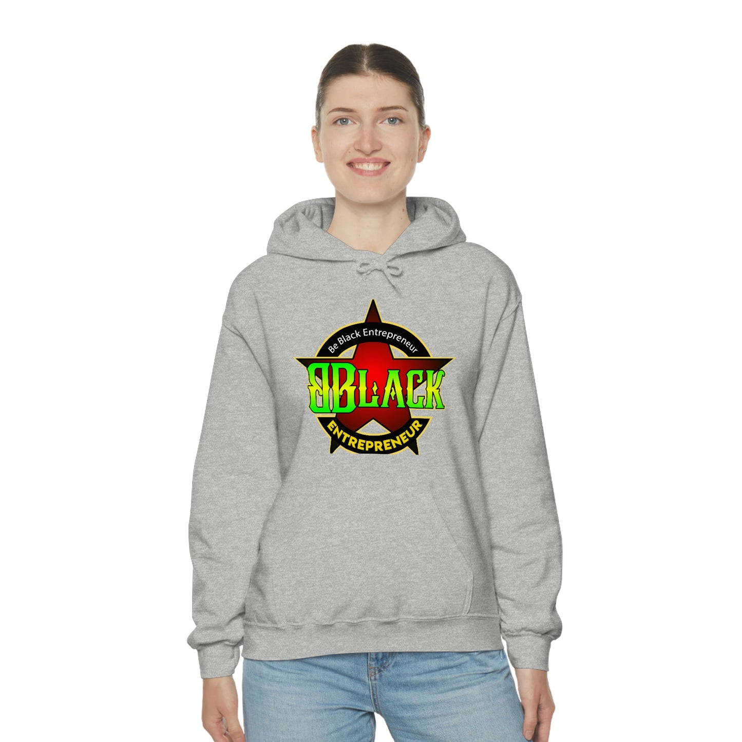 Unisex Heavy Blend Be Black Entrepreneur™ Hooded Sweatshirt