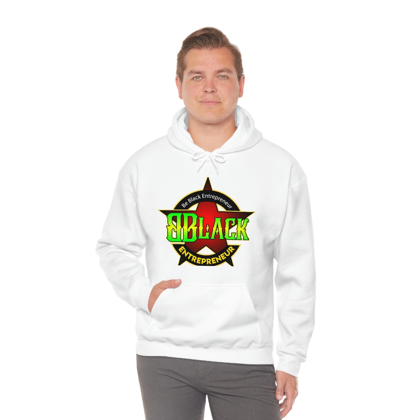 Unisex Heavy Blend Be Black Entrepreneur™ Hooded Sweatshirt