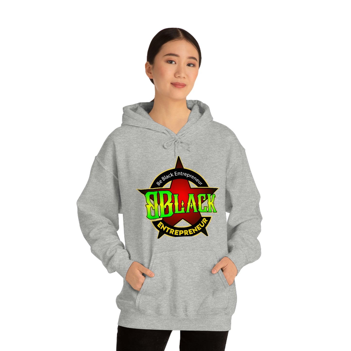 Unisex Heavy Blend Be Black Entrepreneur™ Hooded Sweatshirt