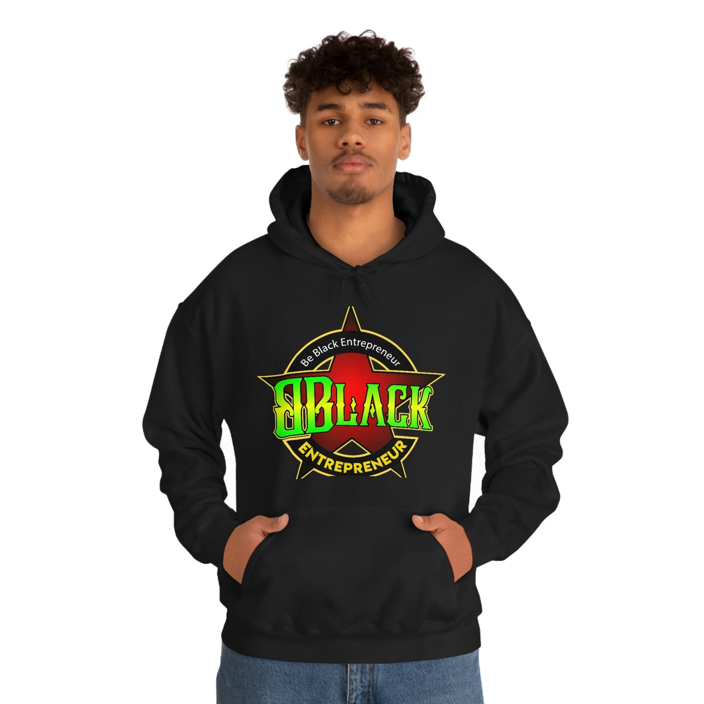 Unisex Heavy Blend Be Black Entrepreneur™ Hooded Sweatshirt